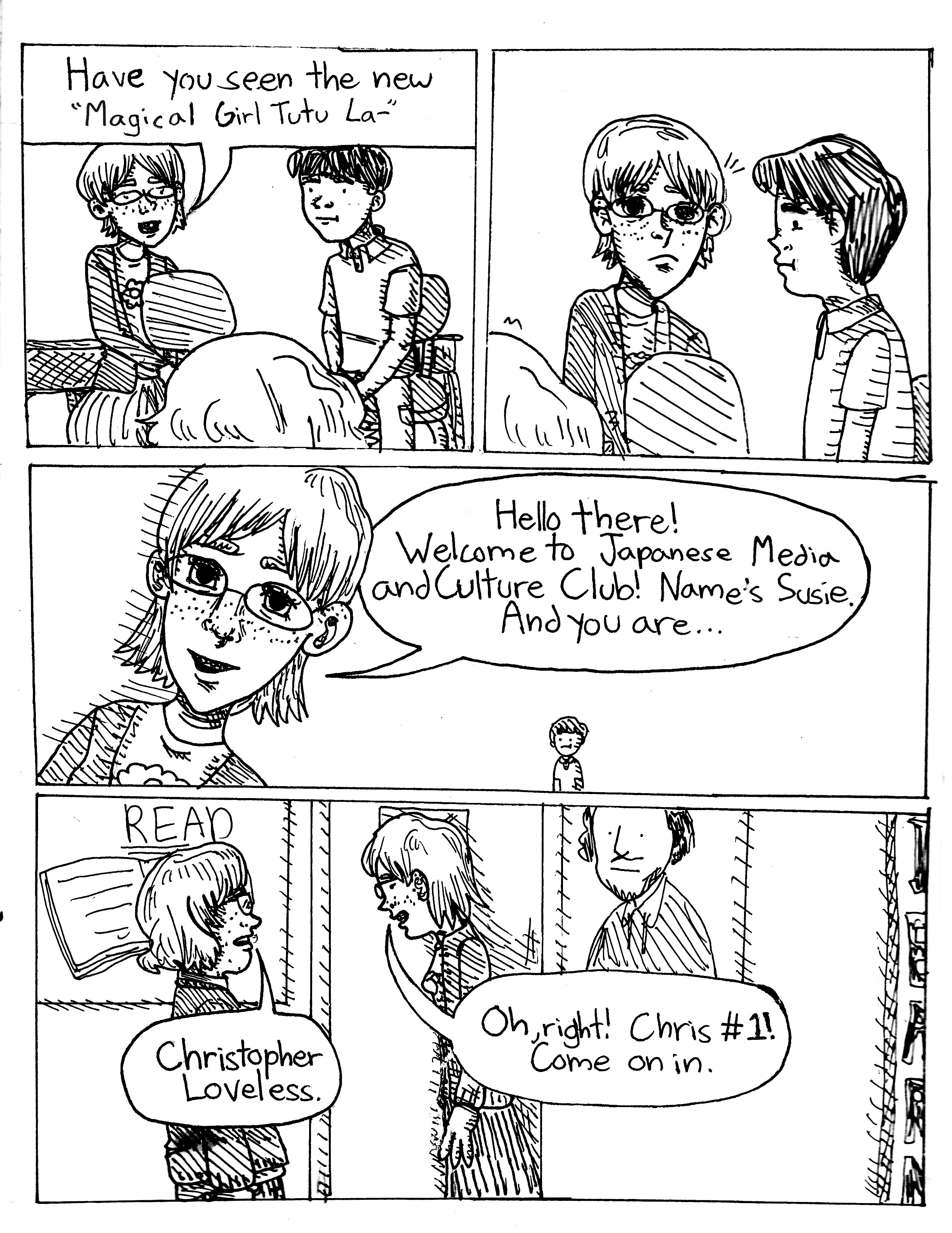 Page 3 of the comic Christopher Times Two!